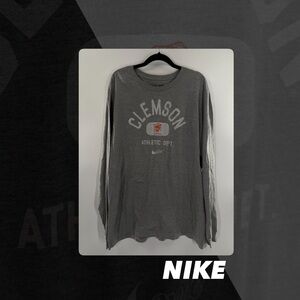 EUC Nike Clemson Tigers Long Sleeve Tee Shirt